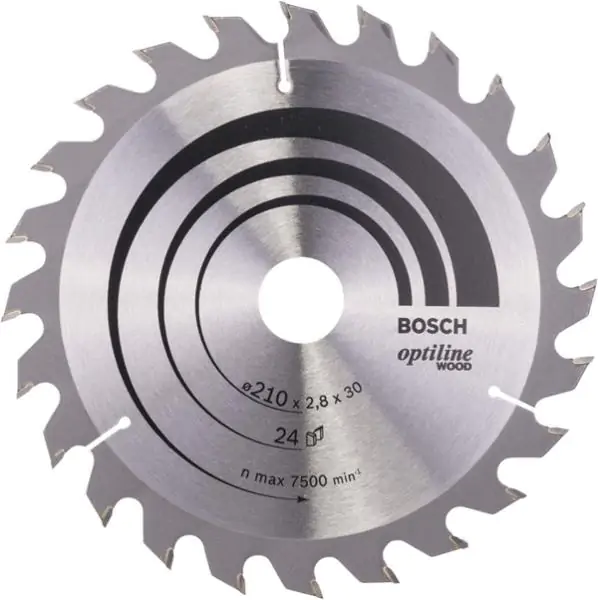 List testere 210 x 30 x 2,8 mm BOSCH