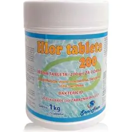 Tablete hlora za bazene 200gr