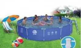 Bazen sa metalnom konstrukcijom i pumpom 450x90cm JL010135NG  JILONG