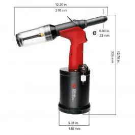 Pneumatski pi&scaron;tolj za pop nitne Fe/Inox CP9884 Chicago Pneumatic