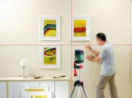 Linijski laser sa ukr&scaron;tenim linijima Bosch PCL10 sa stalkom