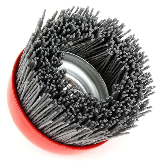 Četka silikon karbid najlon 075/ M 14 mm kružna Womax 