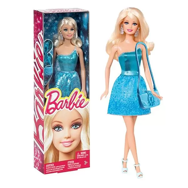 Barbi lutka u plavoj haljini T7580