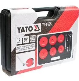 Garnitura od 15 delova za skidanje filtera ulja 3/8" YATO