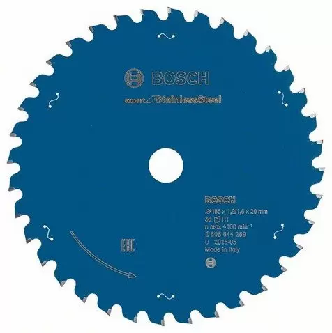 List kružne testere Expert 185mm za nerđajući čelik Bosch