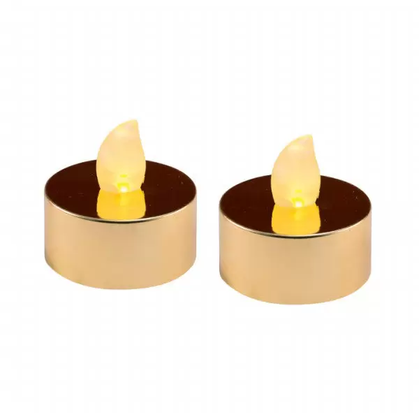 Zlatne ukrasne sveće (2 kom) CD2/GOLD