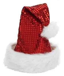 Novogodišnja kapa BESTLA V40cm šljokice