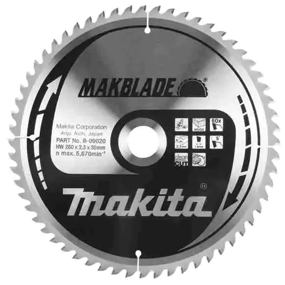 List testere za drvo MakBlade 305x60x30 Makita - proizvod na akciji