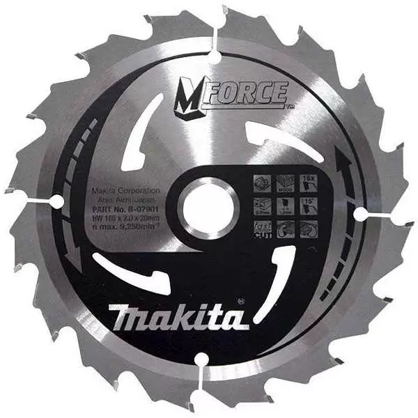List cirkulara testera za drvo MForce 190x12x30 B-07967 MAKITA