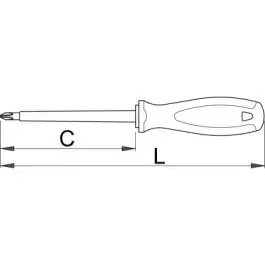 Odvijač VDE TBI krstasti PZ3 - 623VDETBI Unior