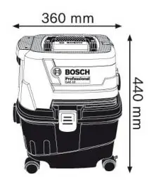 Usisivač za mokro i suvo usisavanje GAS 15 Professional Bosch