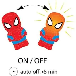 Baterijska lampa LED Soft Pal Spiderman PHILIPS