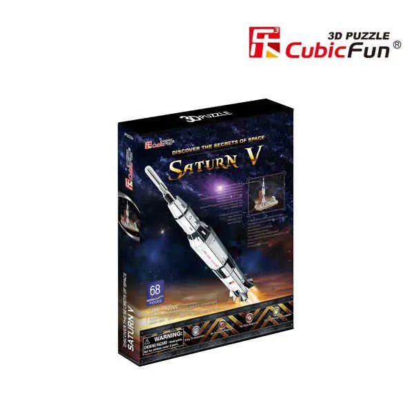 3D Puzzle Saturn V 33 x 21 x 38 cm P185 CUBICFUN