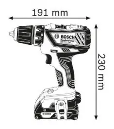 Akumulatorska bu&scaron;ilica-odvrtač GSR 18-2-LI Plus Professional Bosch