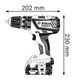 Akumulatorska vibraciona bu&scaron;ilica/odvrtač GSB 18-2-LI Plus Professional Bosch