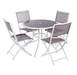 Baštenski set sto i 4 stolice Sorento