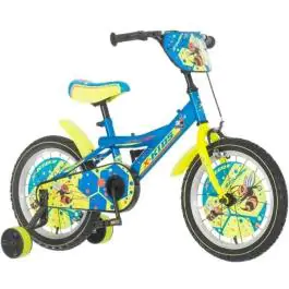 Dečiji bicikl plavo žute boje 16 kontra STINGER