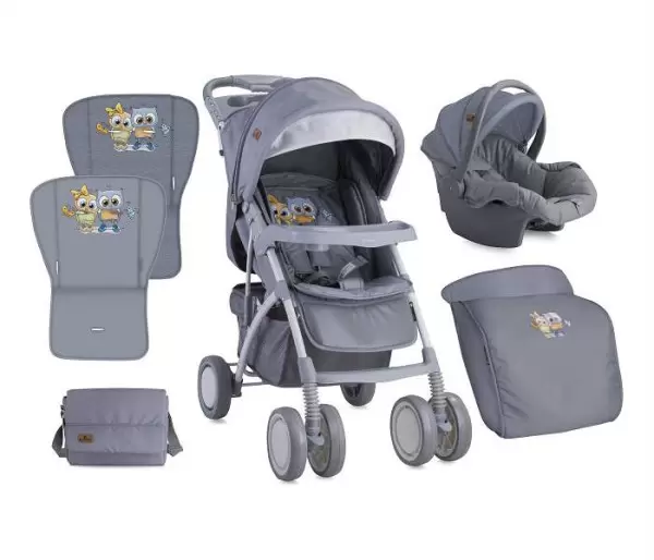 Kolica Rio Set Grey Baby Owls BERTONI