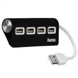 USB 2.0 HUB 1:4 crni HAMA