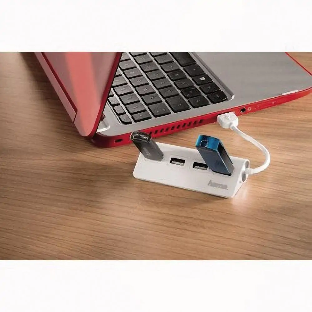 USB 2.0 HUB 1:4 beli HAMA