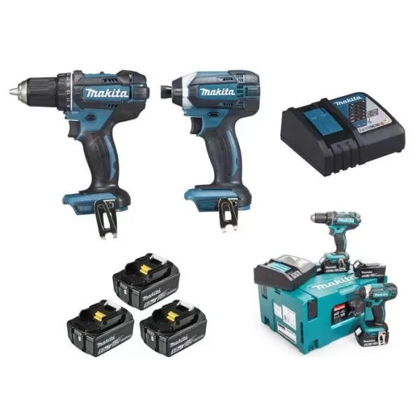 Set Aku bušilica DDF482 + Udarni odvijač DTD152 Makita