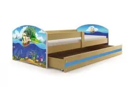KREVET ZA DECU 160X80 PINE DEZEN 04 LOOKIE
