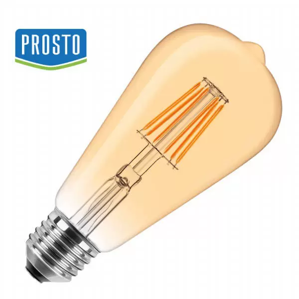 LED filament sijalica dimabilna toplo bela 6W PROSTO