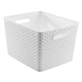 Korpa za odlaganje 30x36x22cm bela Curver