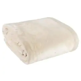 Ćebe SKOGFAKS velur 140x200 krem