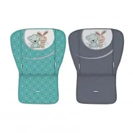 Kolica za Blizance Twin Green & Grey Friends BERTONI