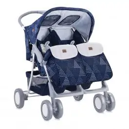 Kolica za Blizance Twin Dark Blue Friends BERTONI