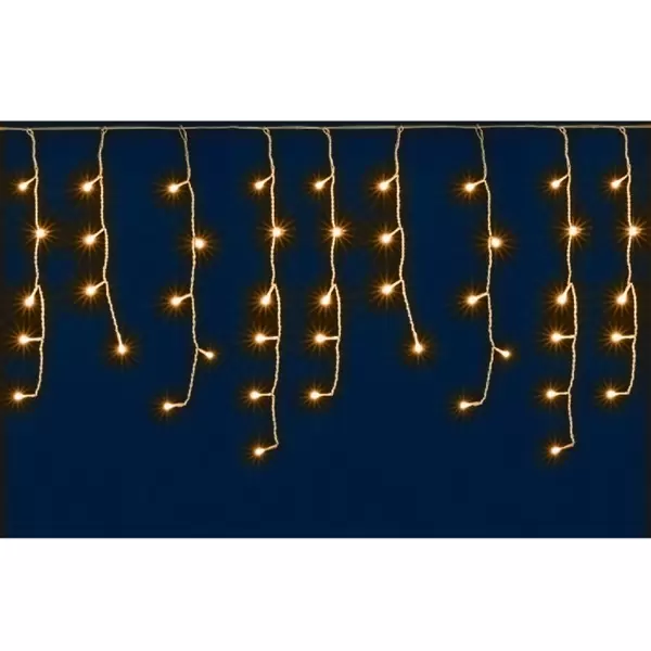 LED novogodišnja zavesa sa 50 dioda 0.8 + 1.5m toplo bela