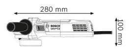 Ugaona brusilica sa potenciometrom GWS 9-115 S 115mm Bosch