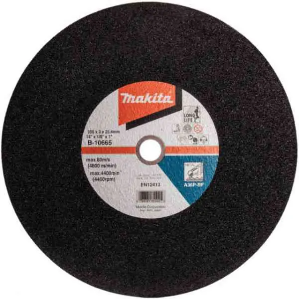 Brusni disk za odsecanje metala 5kom Ø355x3x25.4mm B-10665 Makita