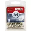 Pop nitne aluminijumske A4 x 8mm 30kom Novus
