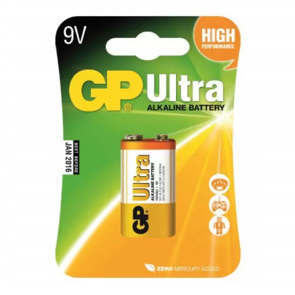 Alkalna baterija 9V GP-6LR61/1BP GP