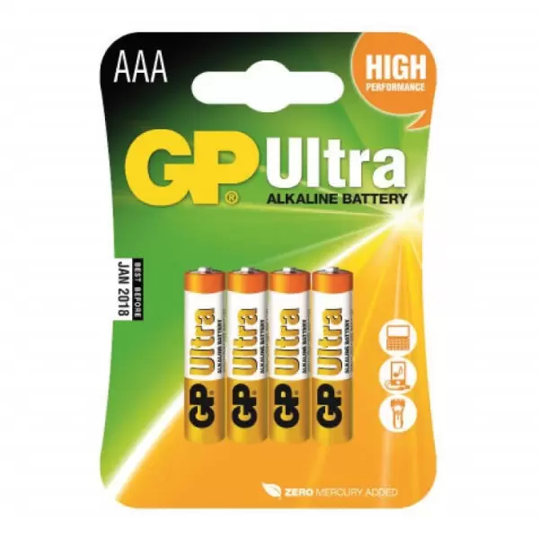 Alkalne baterije AAA 4 kom. GP-LR03/4BP GP