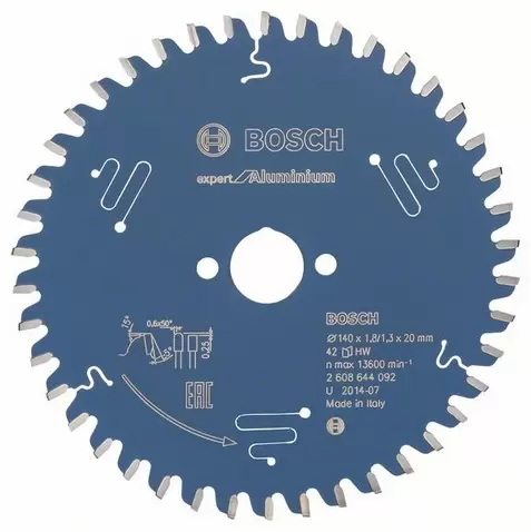 List kružne testere Expert za Aluminium 140x20x1.8/1.3x42 T Bosch