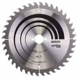 List kružne testere OPTILINE 254 x 30 x 2,8 mm x 1,8 60z BOSCH
