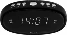Radio budilnik RB 010 Black ECG