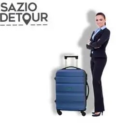 Koferi set 3 kom Porto plava Sazio