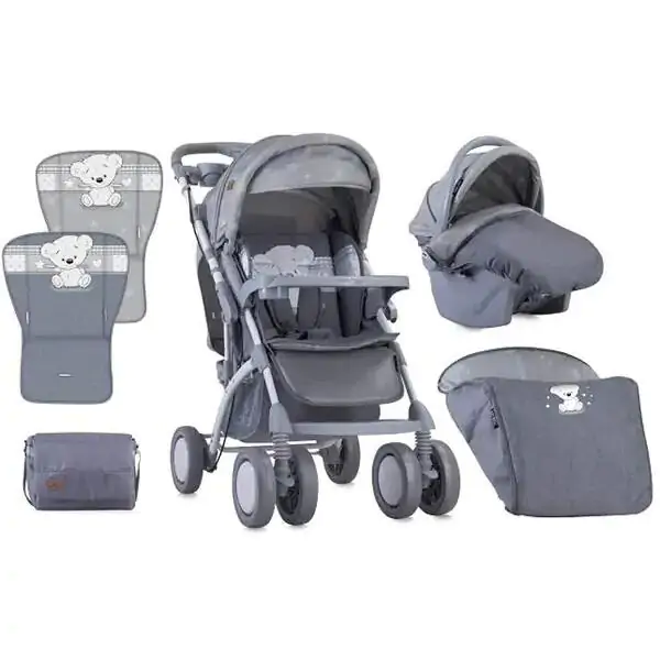 Kolica za bebe Toledo Set Grey My Teddy Bertoni