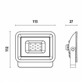 LED reflektor 10W PROSTO