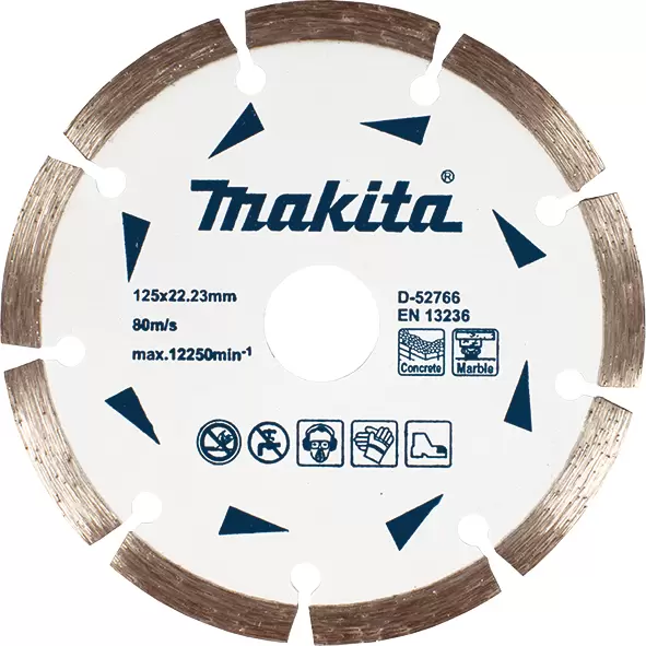 Dijamantska segmentna ploča beton, mermer 115mm Makita