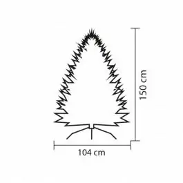 Novogodišnja veštačka jelka 150 cm HOME