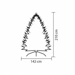 Novogodišnja veštačka jelka 210 cm KMF4/210 HOME