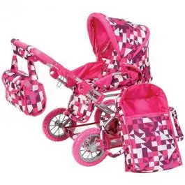 Kolica za lutke Ruby Crazy Squares Knorr Toys