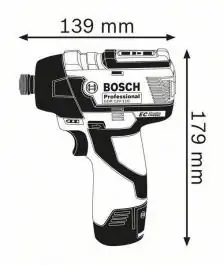 Akumulatorski udarni odvrtač GDR 12V-110 Solo Professional Bosch