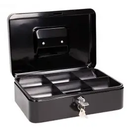 Kasa za novac crna 250x178x88mm Tip Top Office