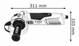 Ugaona brusilica GWS 19-150 CI Professional Bosch
